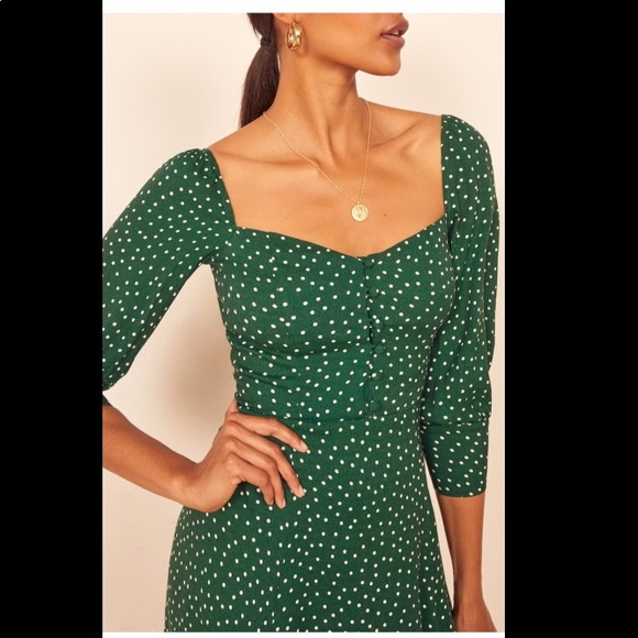 Reformation Lumiere Dress, 2 (new with tags) - Picture 2 of 8